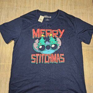 Disney Stitch Merry Stitchmas Shirt Size Unisex XL